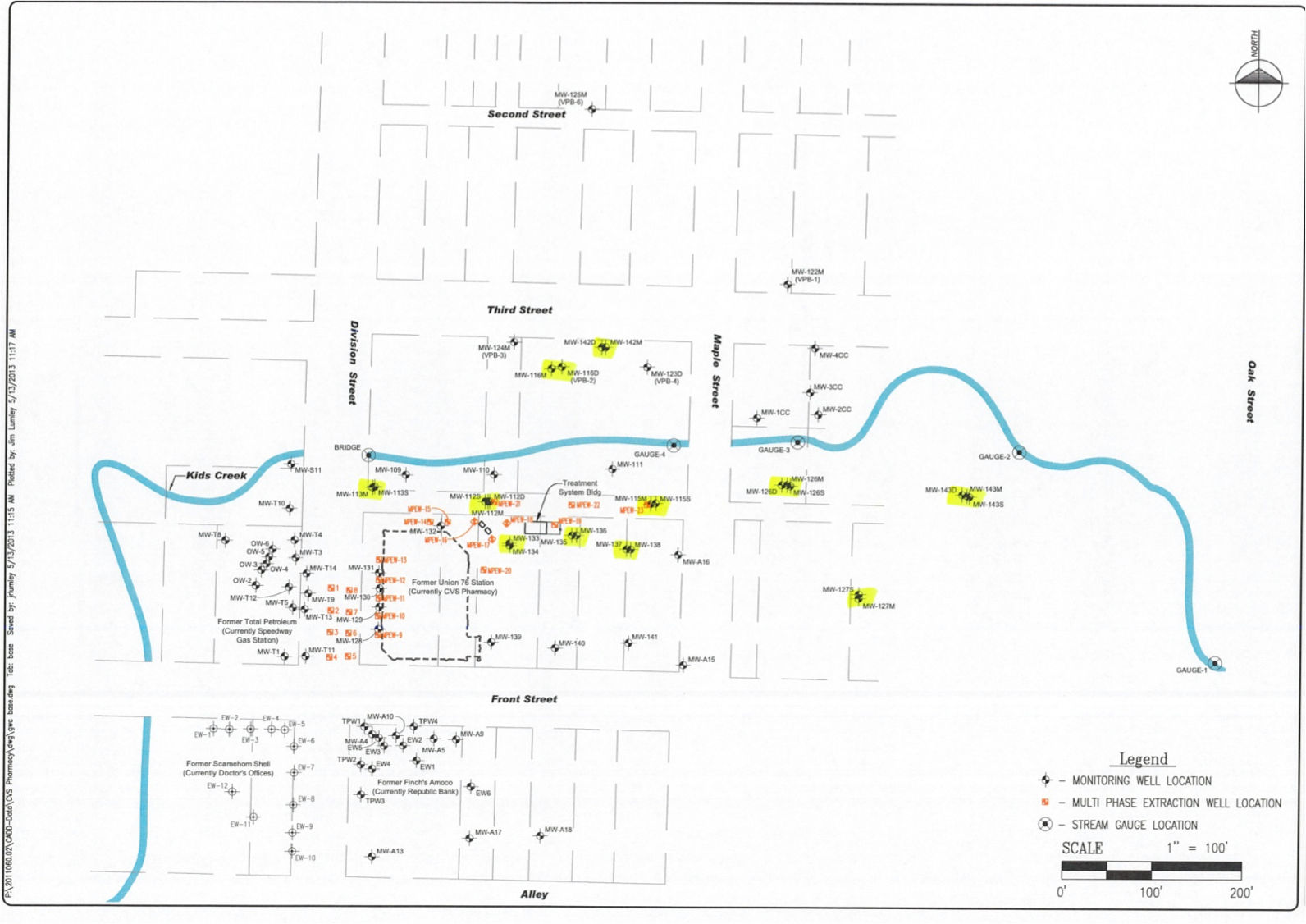 four corners monitoring wells traverse city