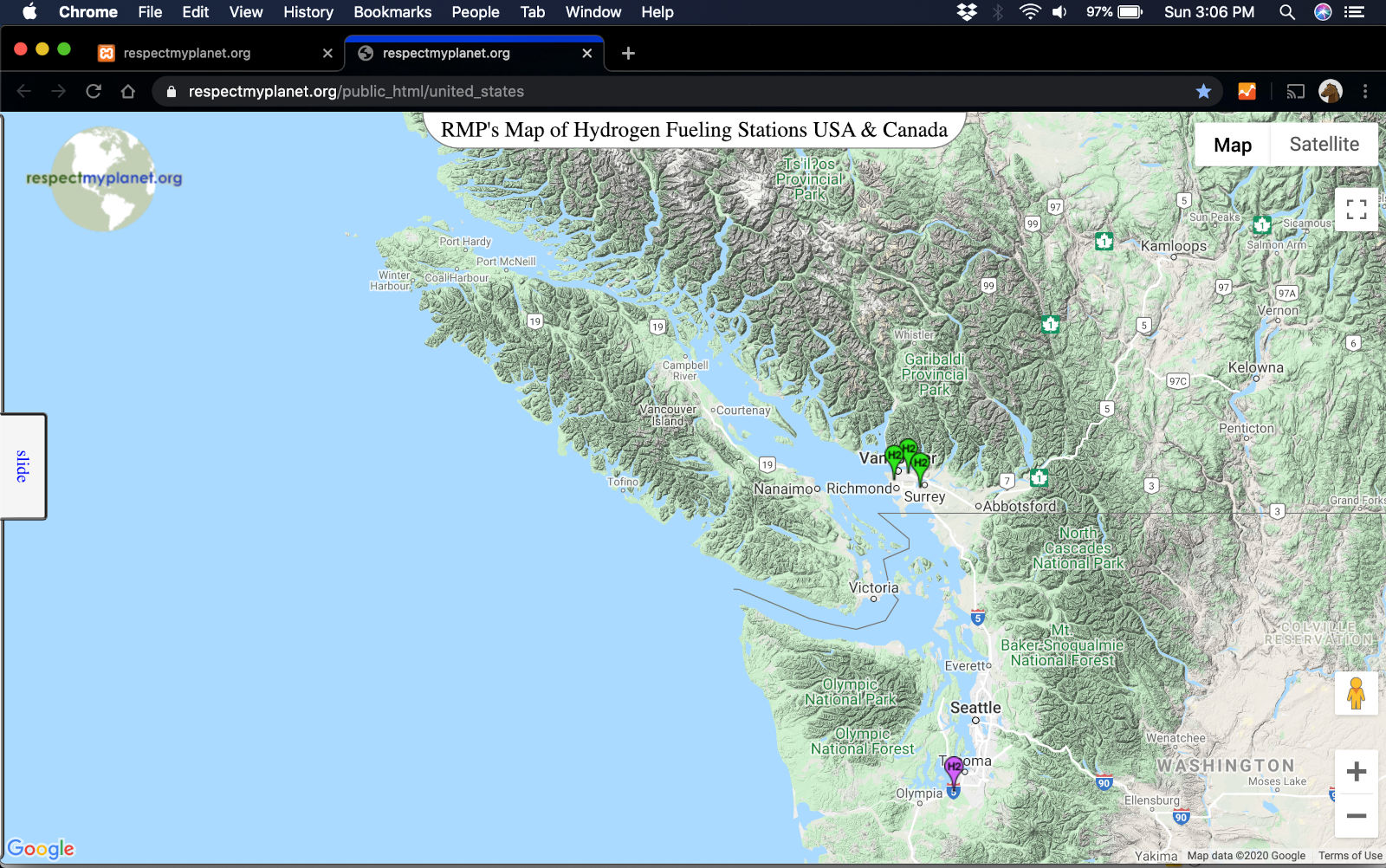 vancouver hydrogen stations respectmyplanet