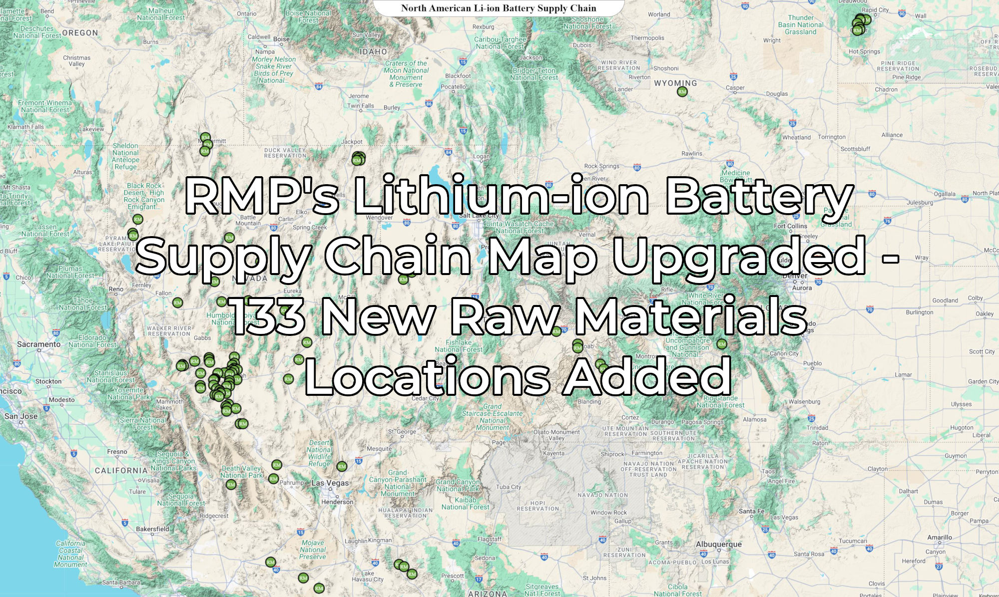 Lithium-ion Battery Supply Chain Map – First Upgrade