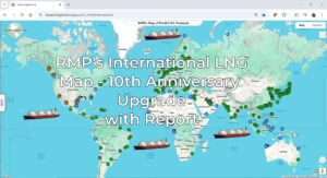 RMP's international map of all LNG terminals in the world