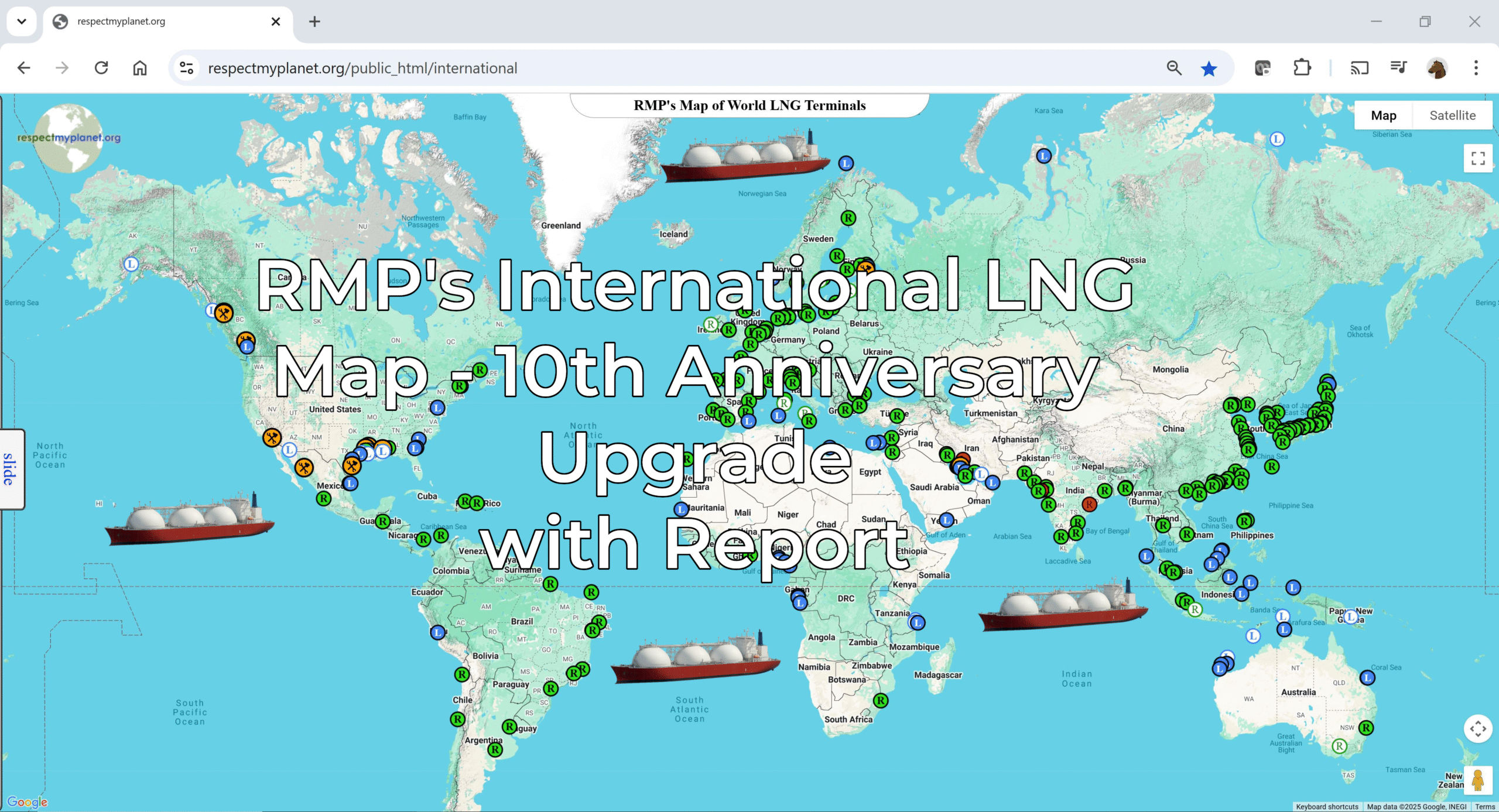 RMP’s International LNG Map – 10th Anniversary Upgrade with Report