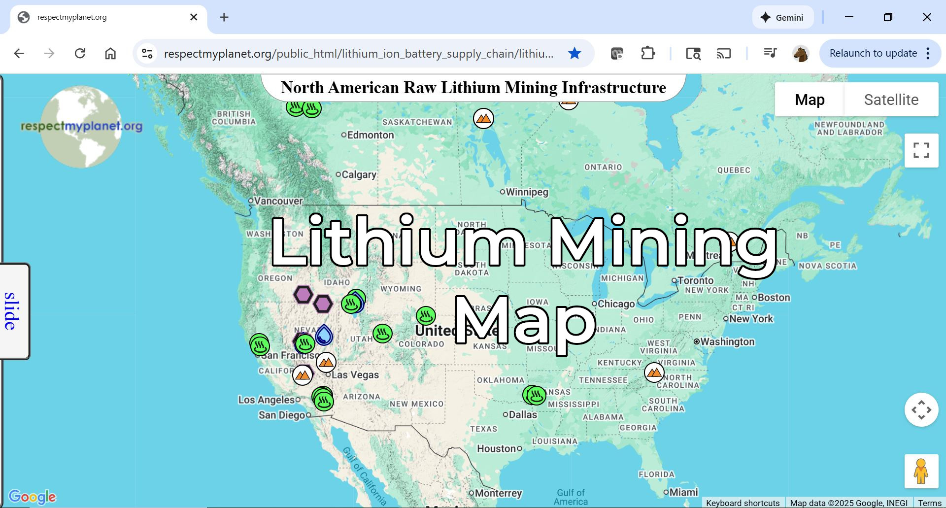 RMP’s Lithium Mining Map
